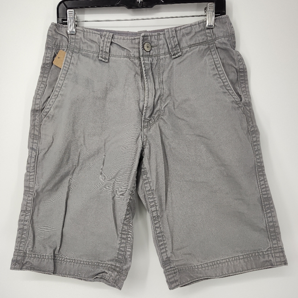 Old Navy Men's Cotton Longer Length Cargo Shorts in Gray Size 28